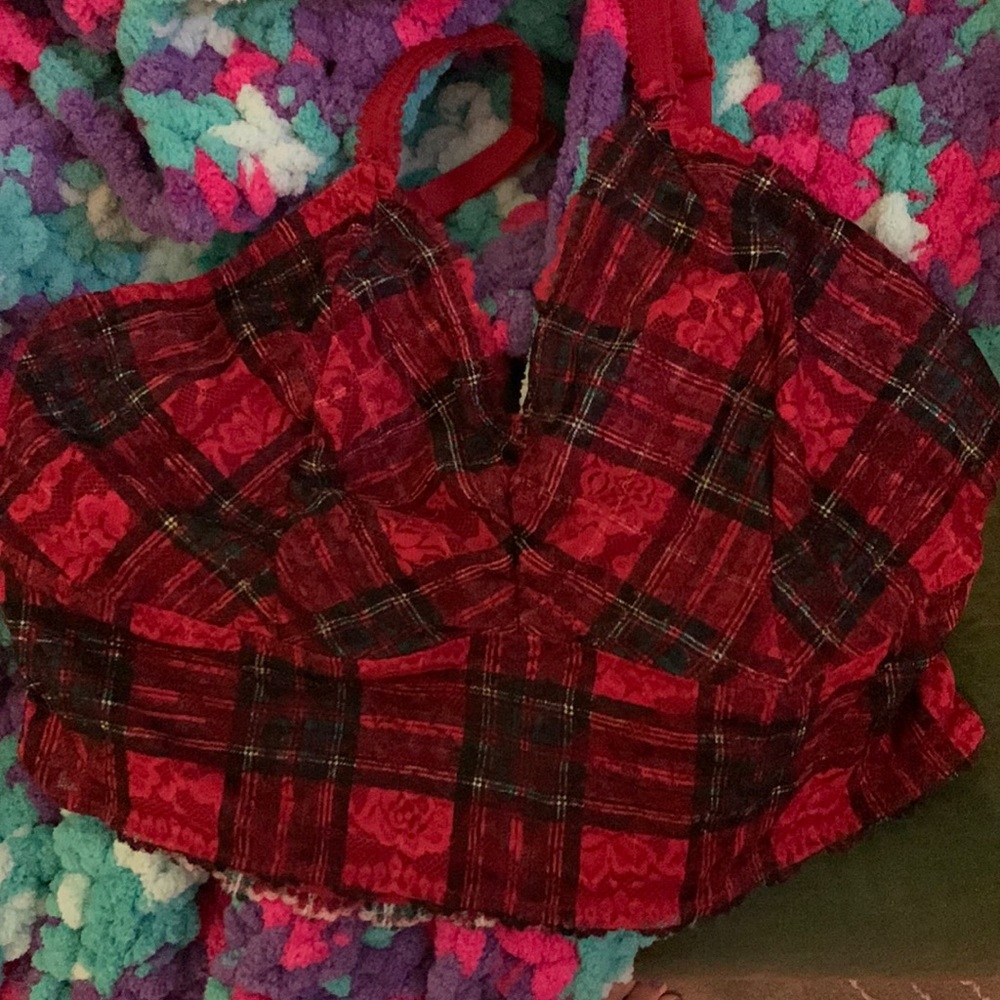Tartan bralette NEW!
